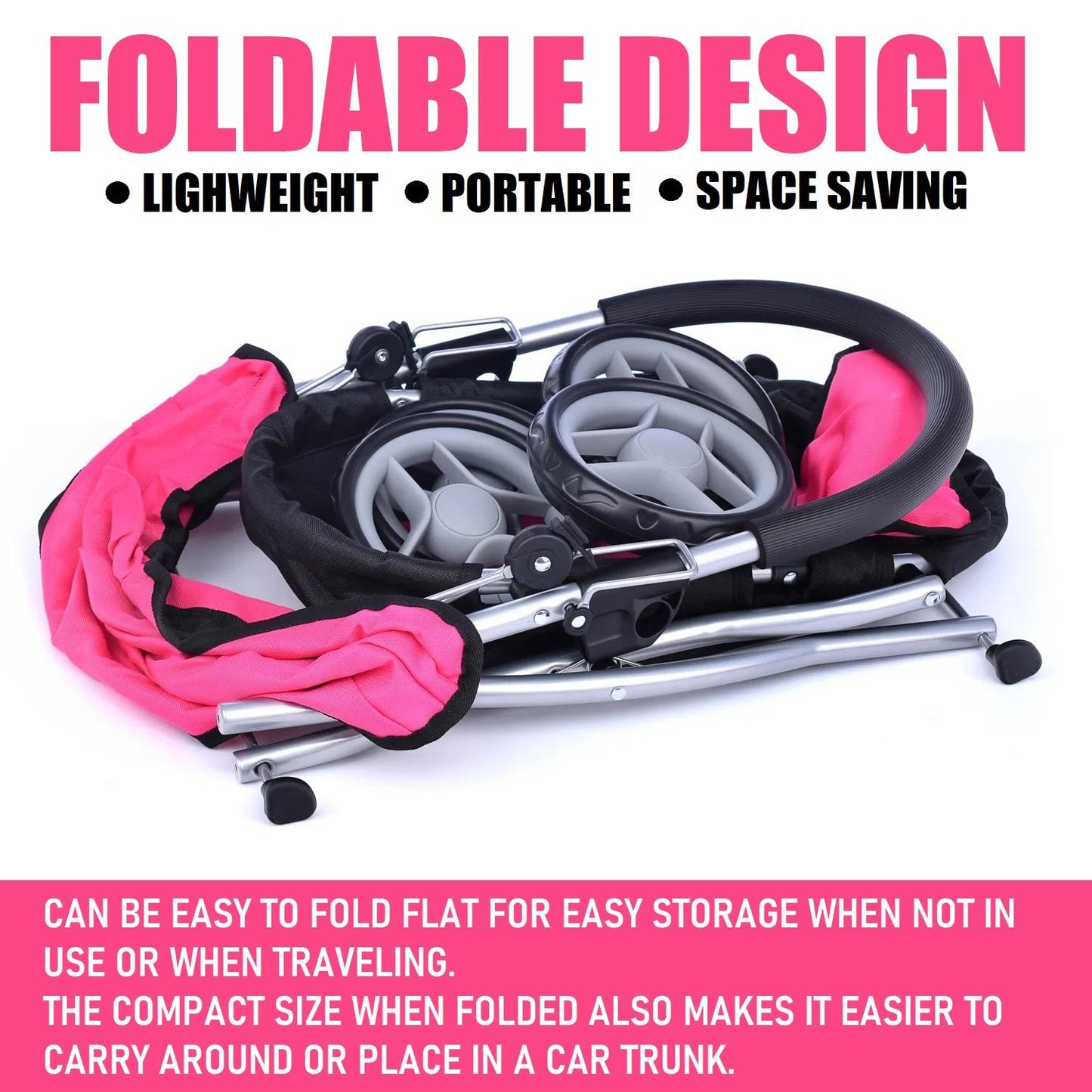 Dolls Folding Pram