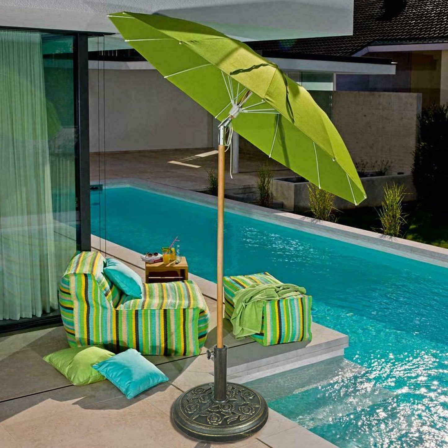DG 9kg Cast Iron Effect Parasol Base