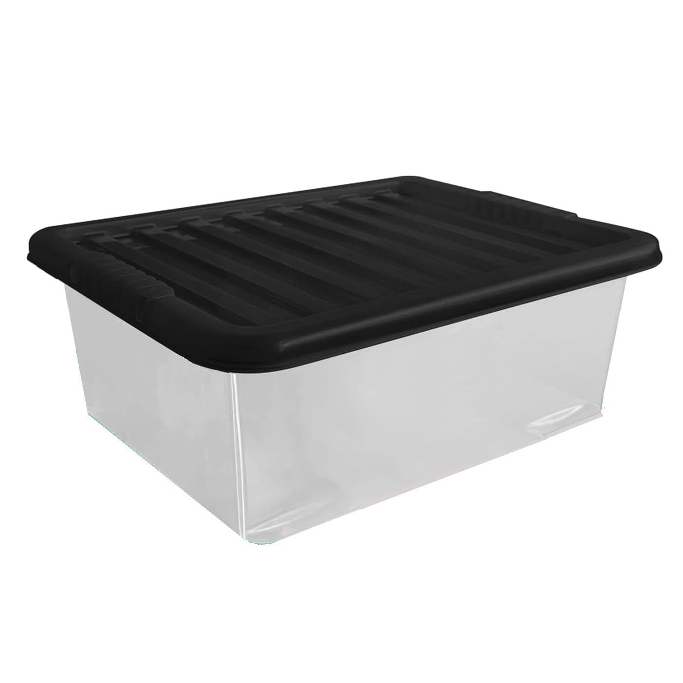 6L Storage Box & Black Lid