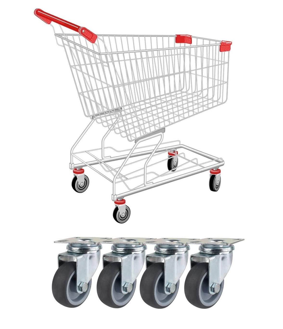 4PC 50MM SWIVEL CASTOR WHEEL SET