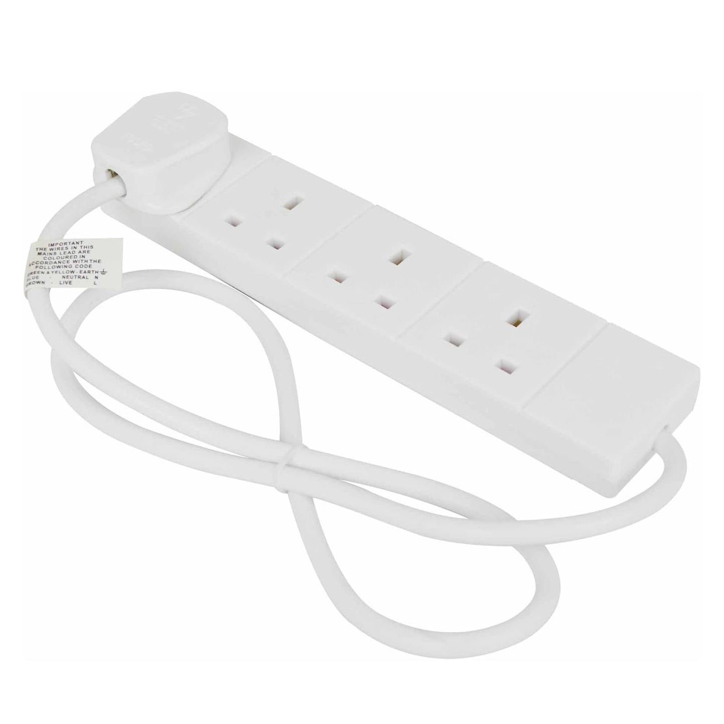 4 Way 1M Extension Socket