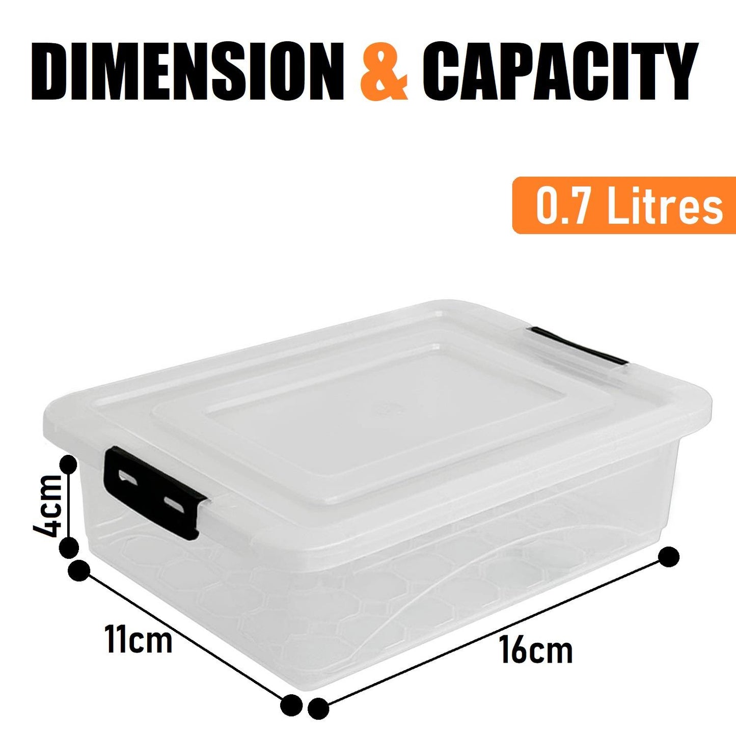 0.7L Click N Store Box