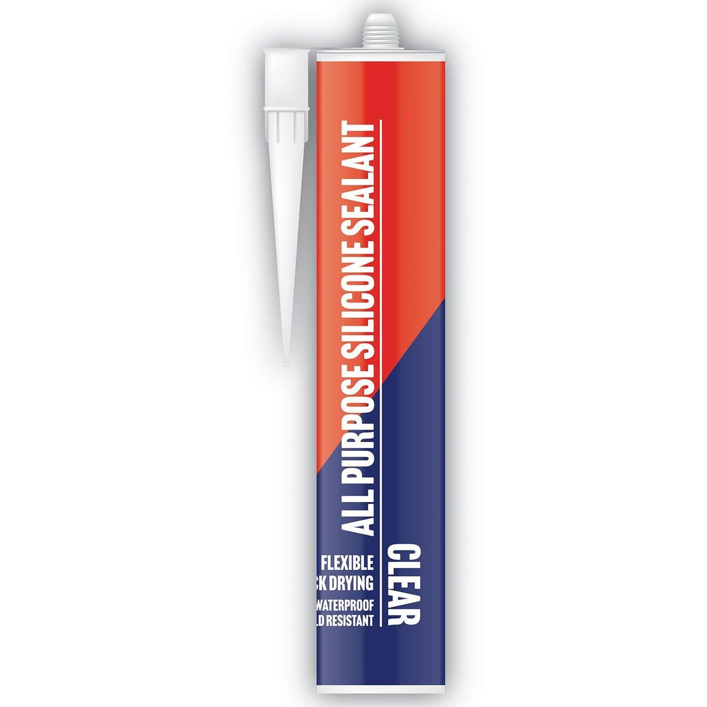 6 x All Purpose Clear Silicone Sealant 260ML