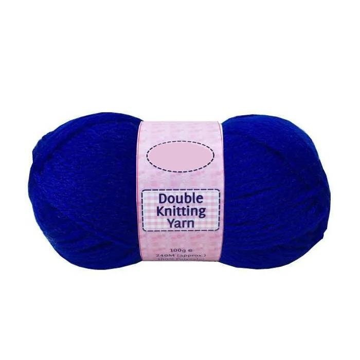 SS KNITTING WOOL DARK BLUE
