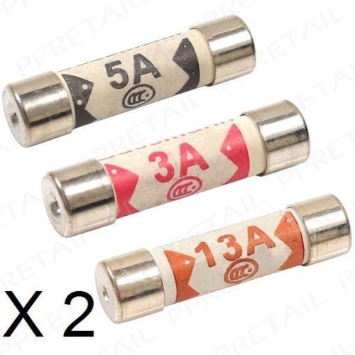 6pc Electrical Fuses-Assorted