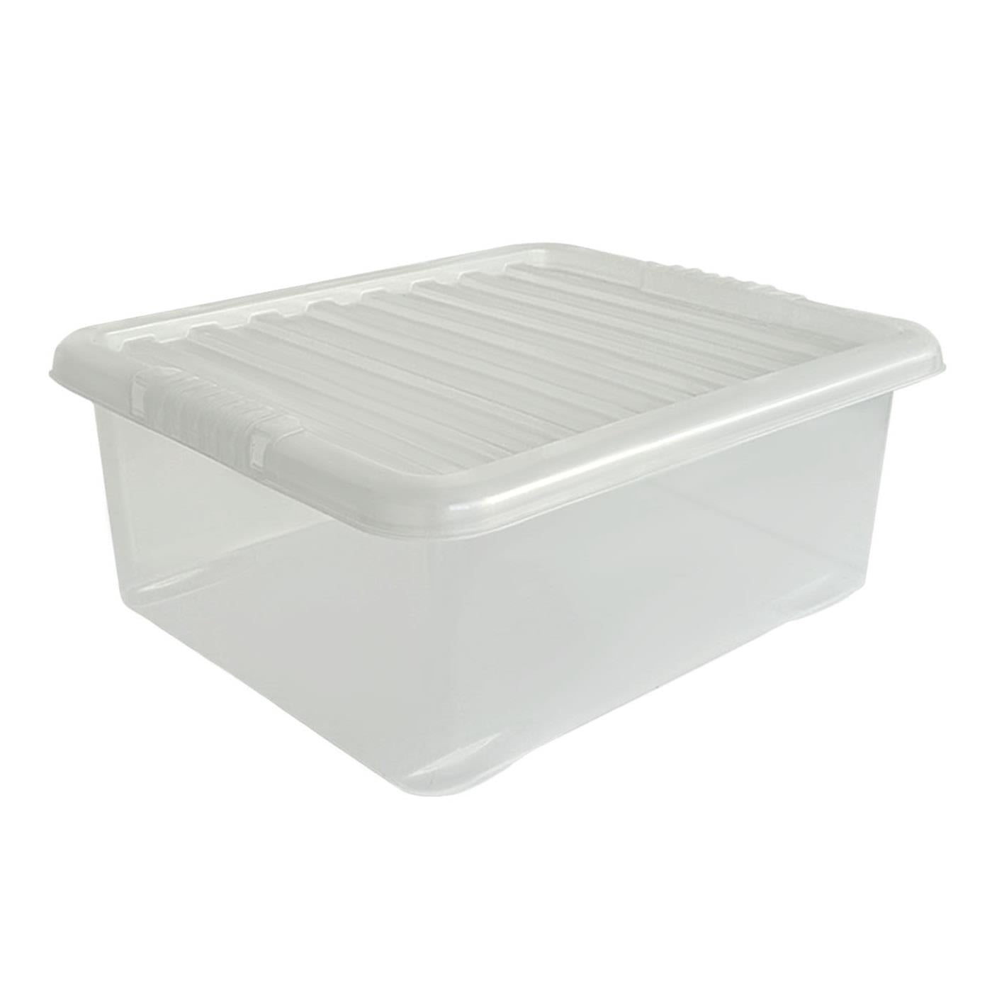 28L Under Bed Box & Clear Lid