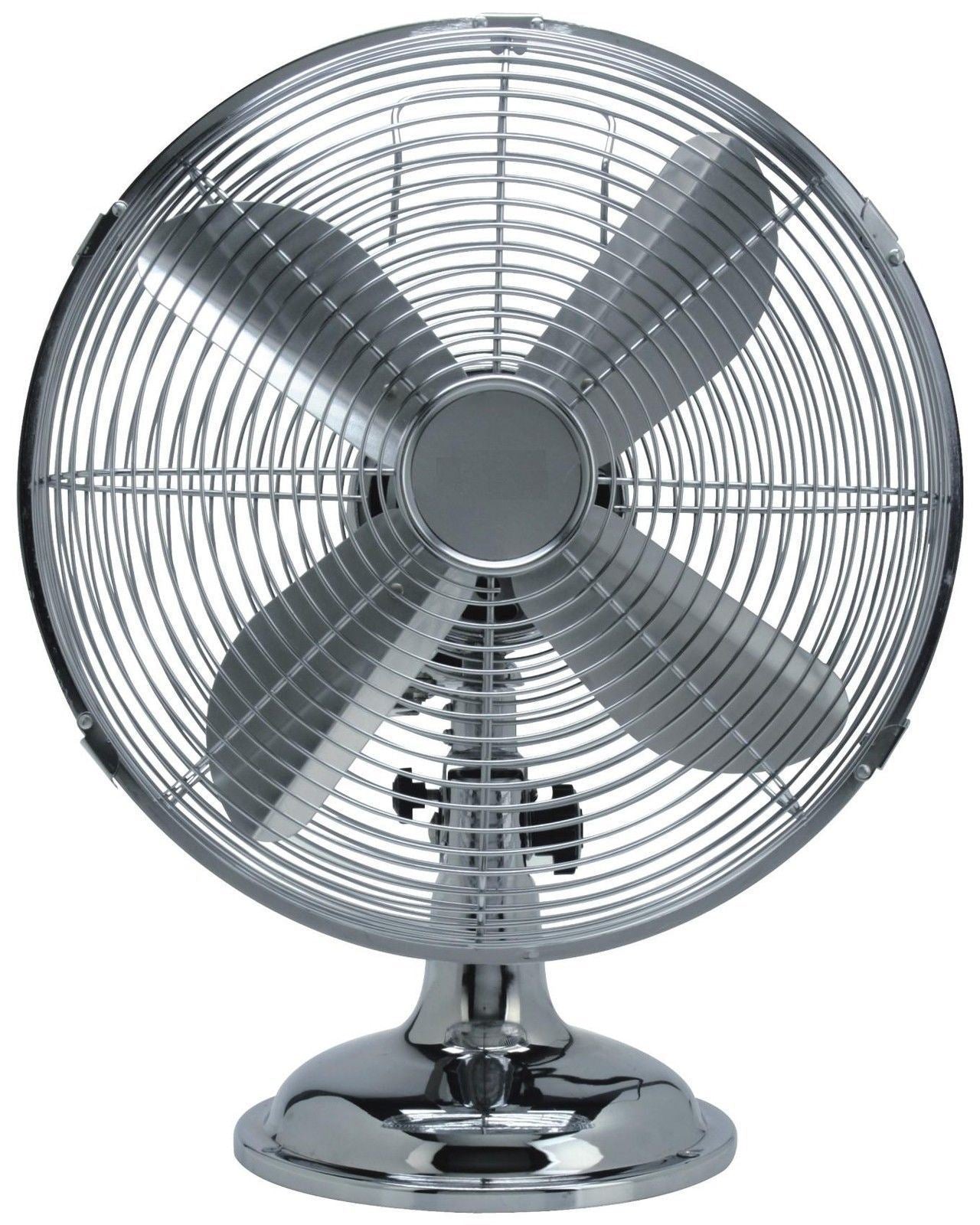 12'' Silver Chrome Desk Fan Status