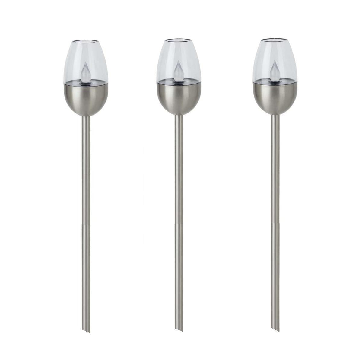Lilydale Flame Effect LED Solar Stake Light