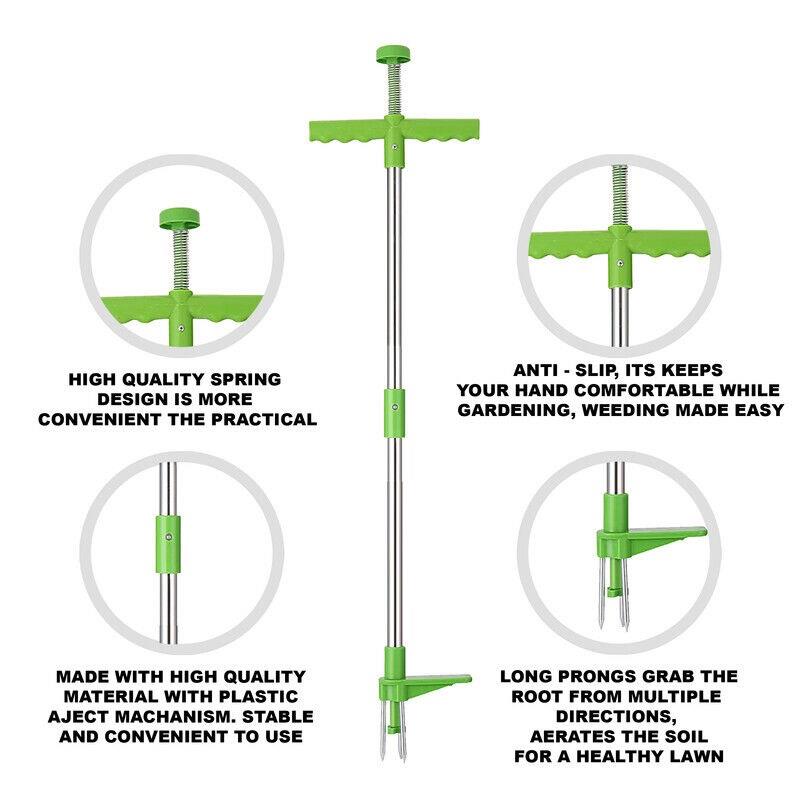Long Handled Lawn Weed Puller