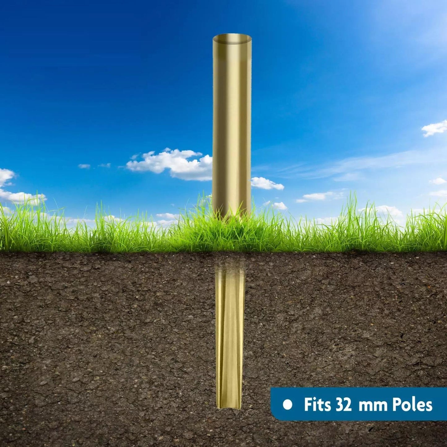 70410H / 32mm Metal Ground Spike