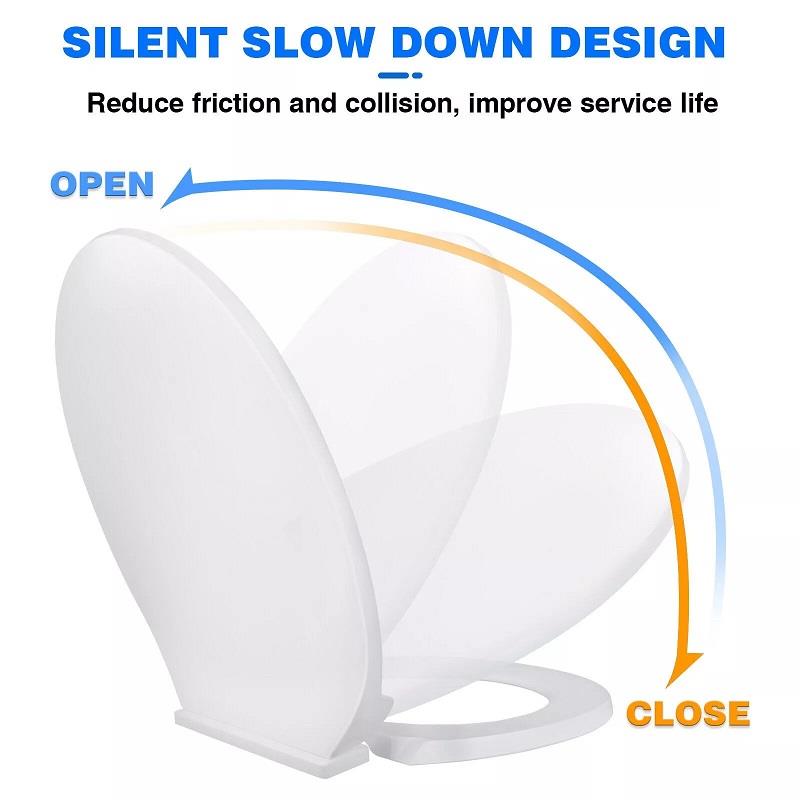 White Soft Close Toilet Seat