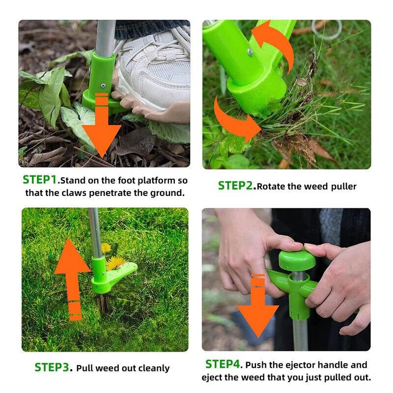 Long Handled Lawn Weed Puller