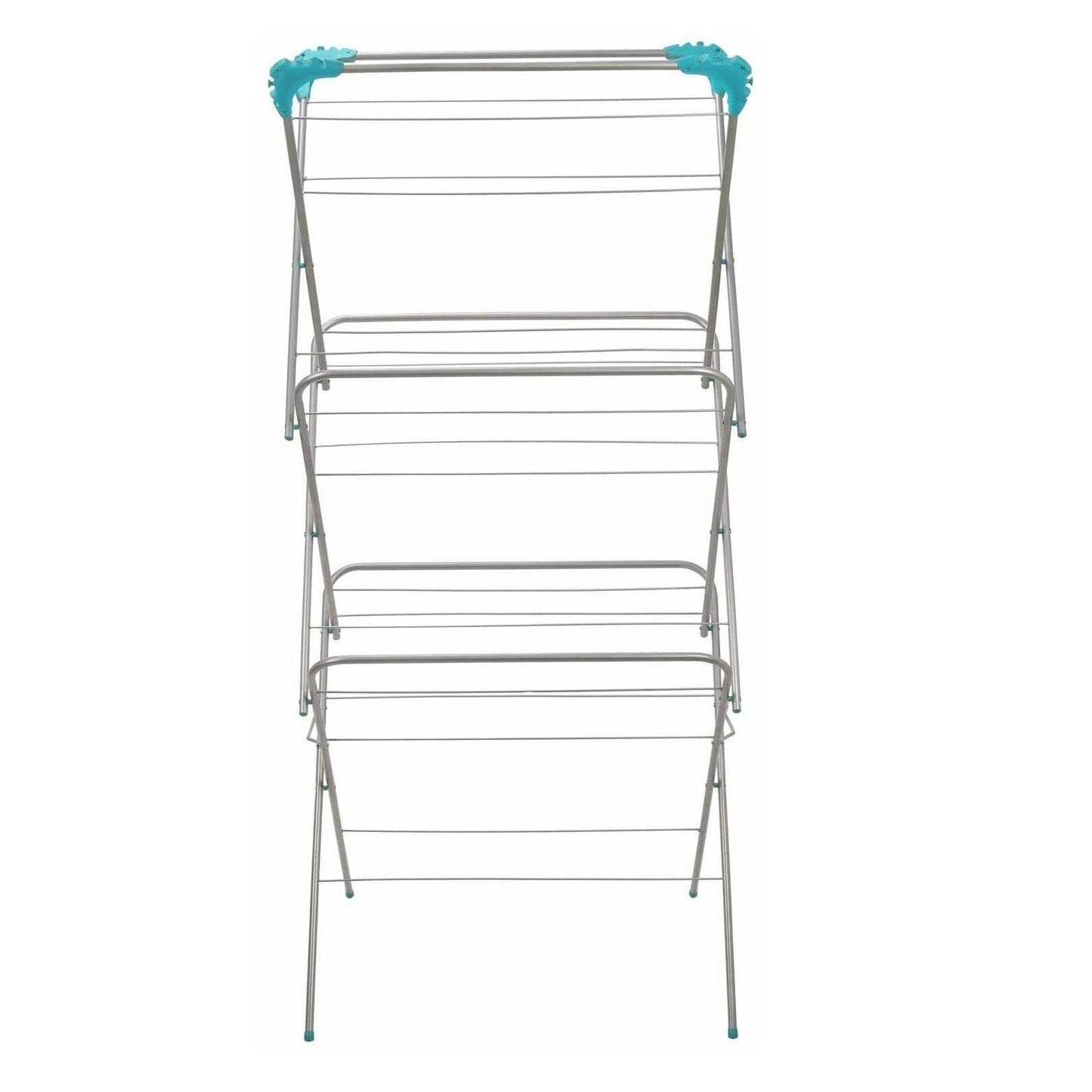 14m 3 Tier Airer - Silver /AQUA