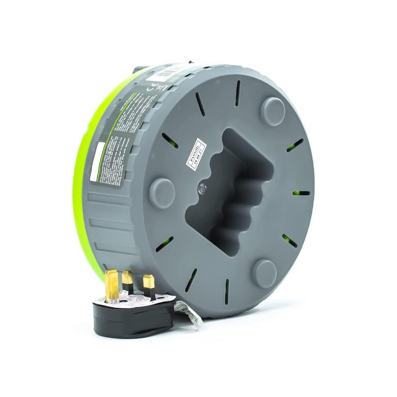 Status Green 4 Socket - 10 Meter Cable Reel