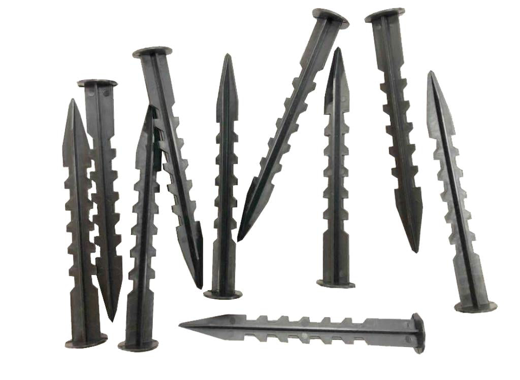 50pk Plastic Weed Mat Pins