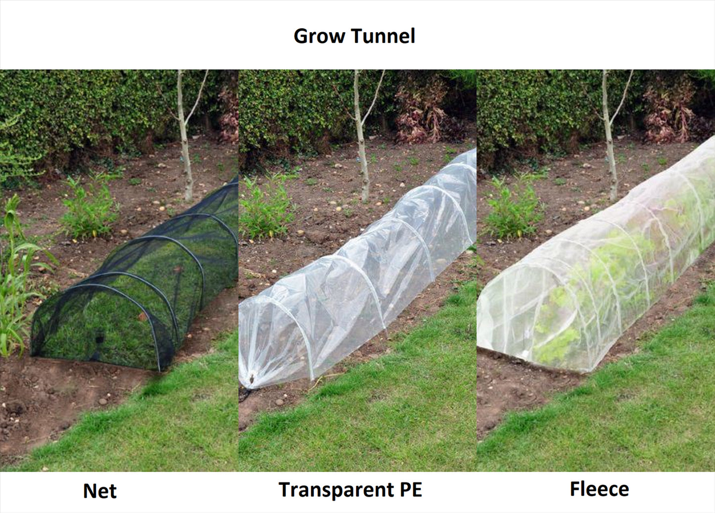 1/0080 3pcs Easy Seeding Tunnels