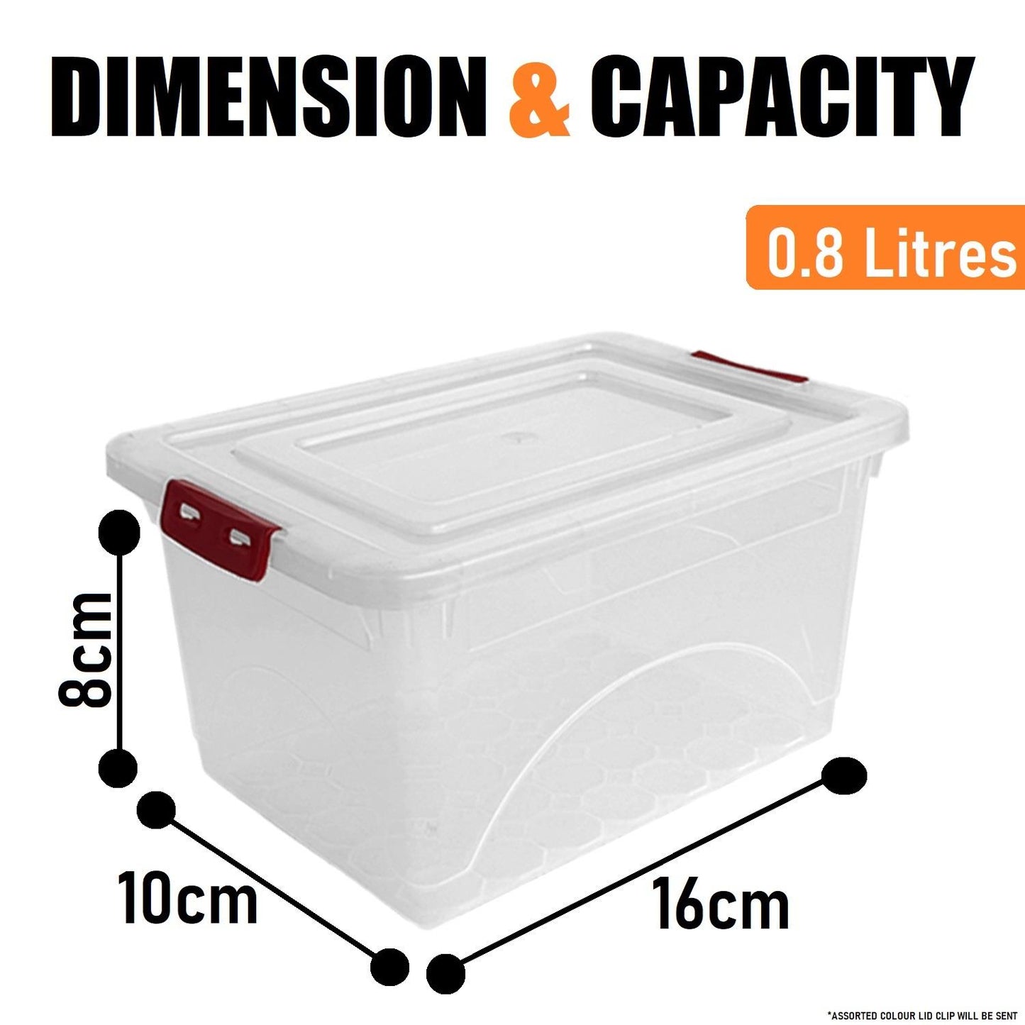0.8L Click N Store Box