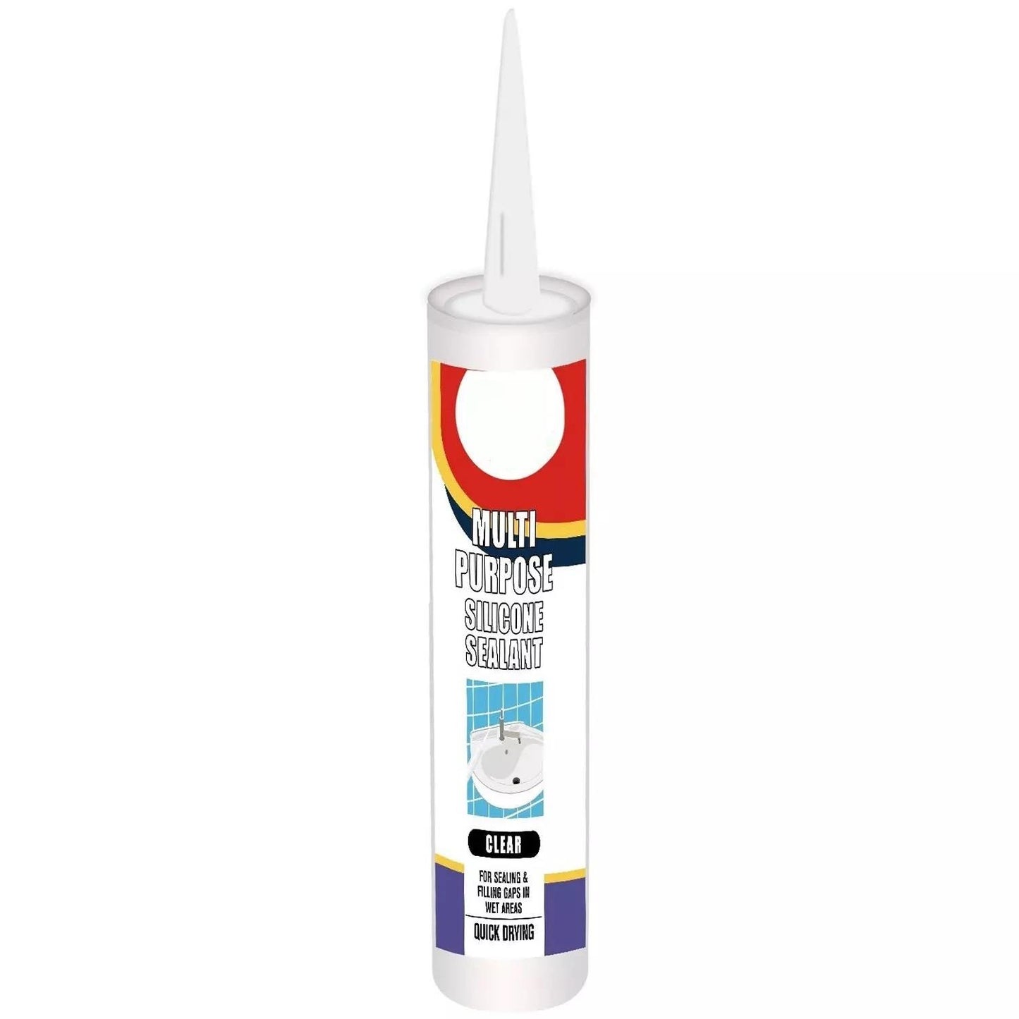 Multi Purpose Clear Silicone Sealant 260ml