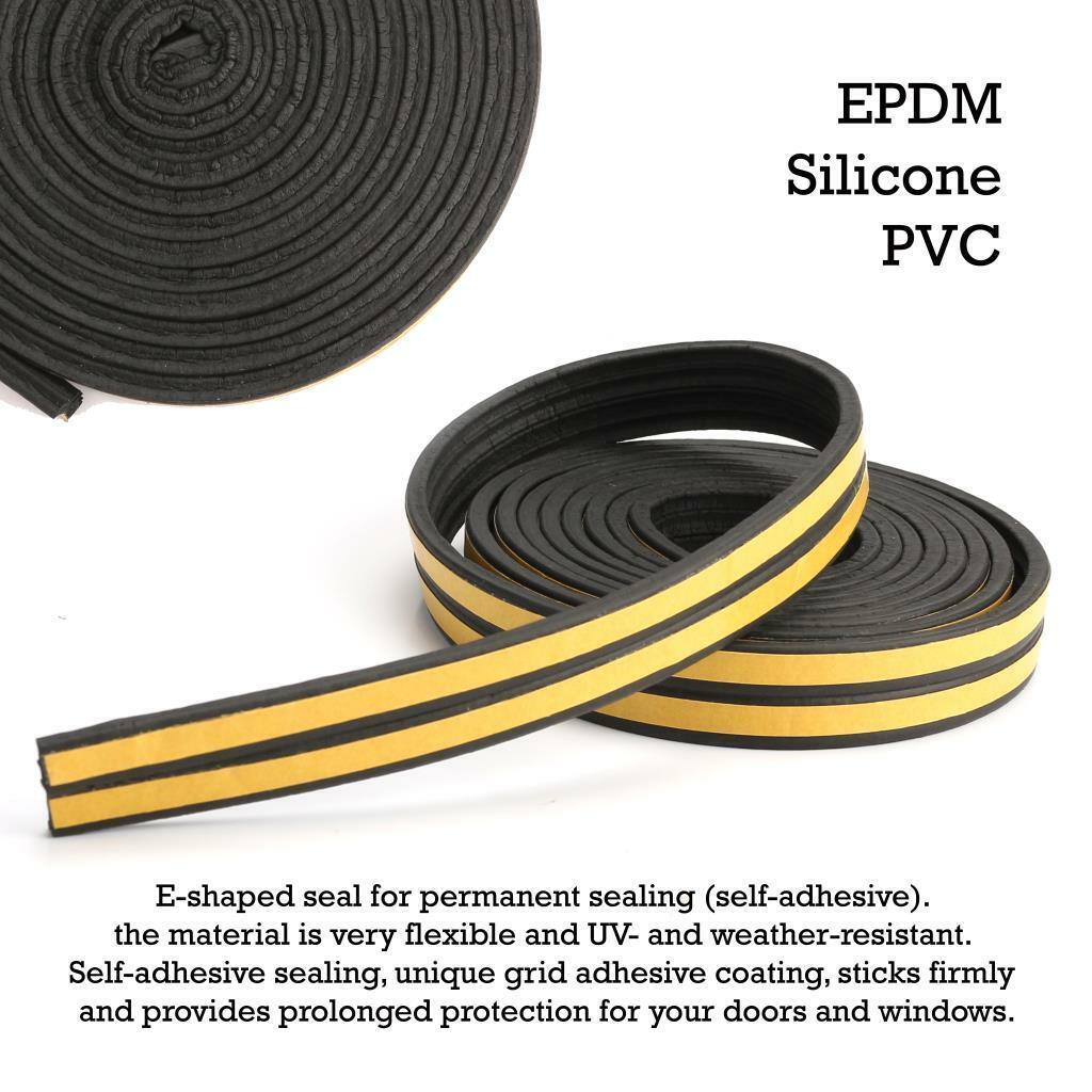 E Type Foam Seal Strip Black