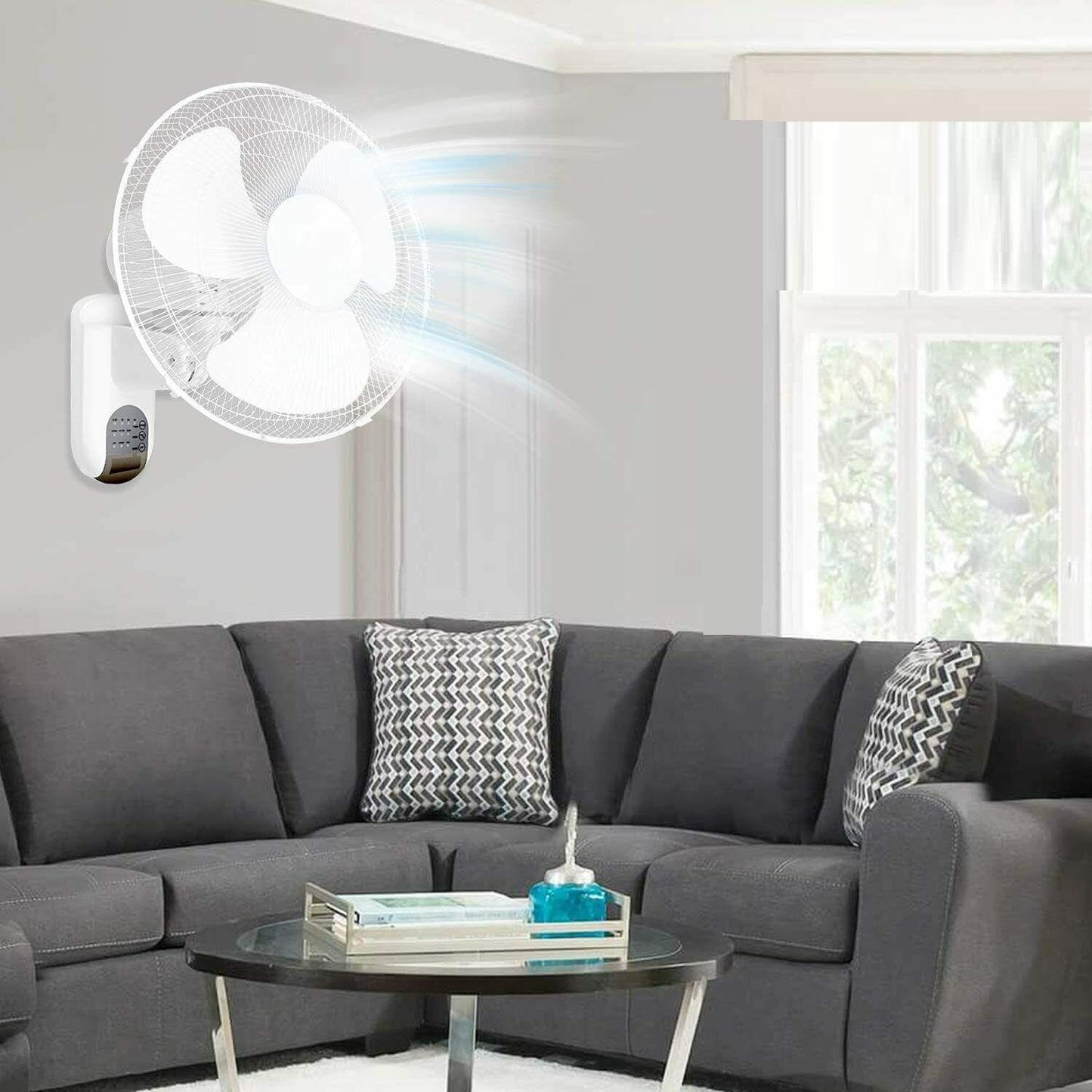 16" Wall Fan-White