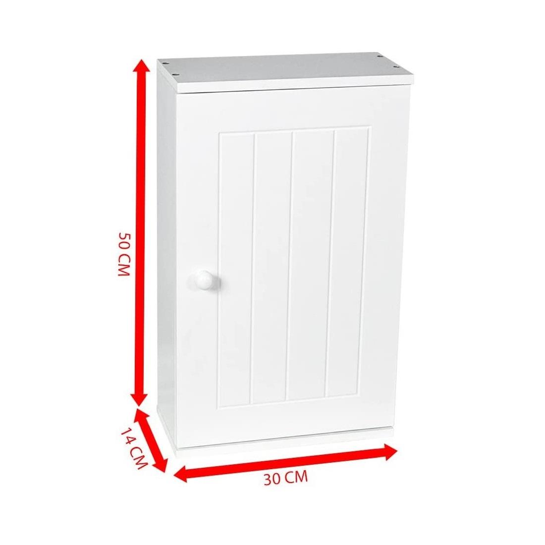 White - Single Door Cabinet