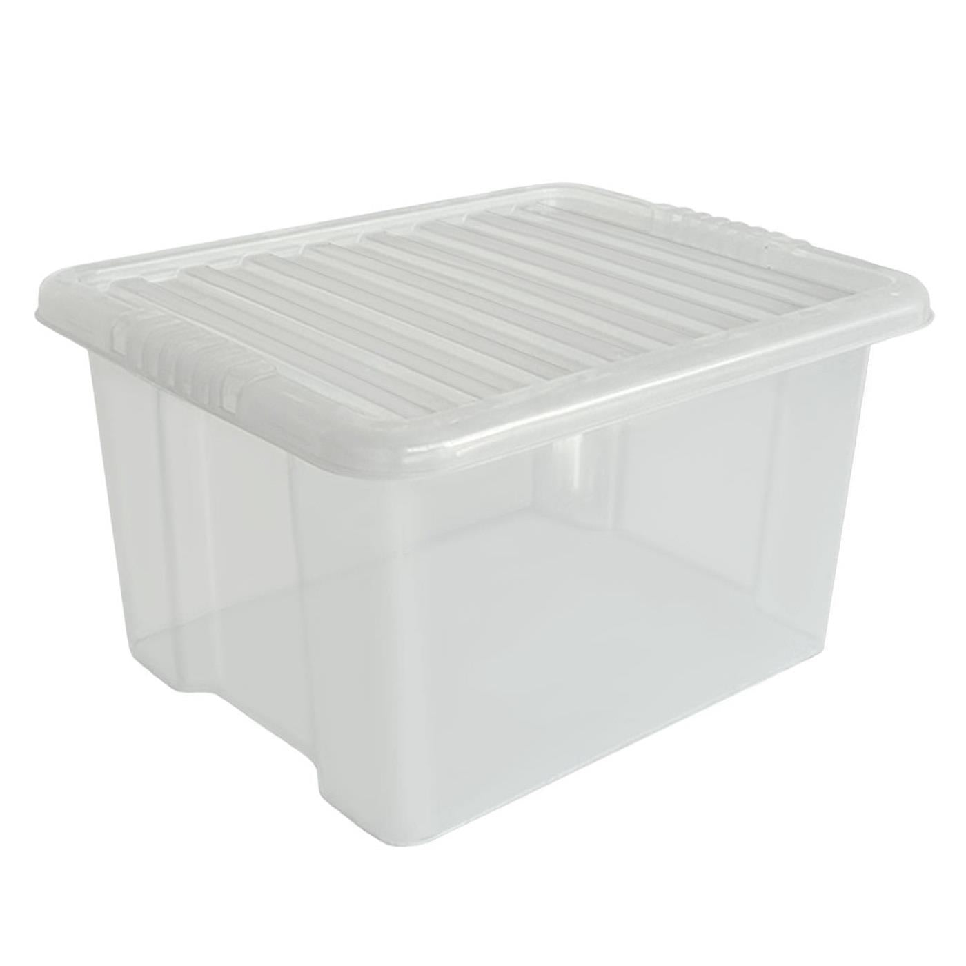 35L Storage Box & Clear Lid