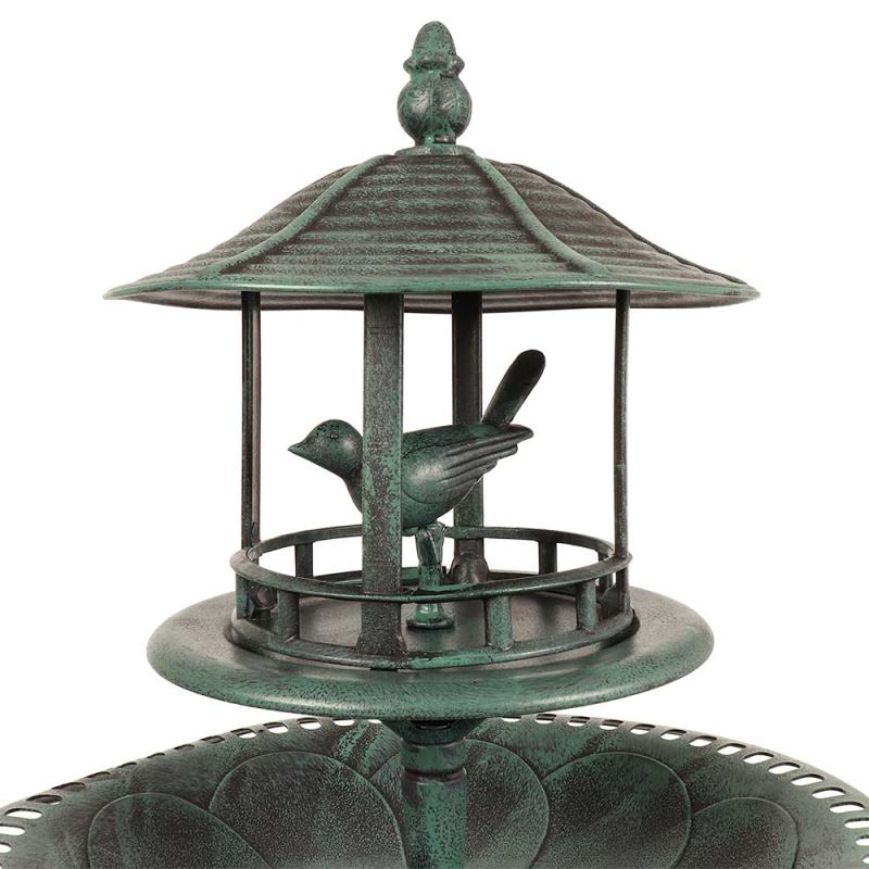 Ornamental Bird Bath & Feeder.