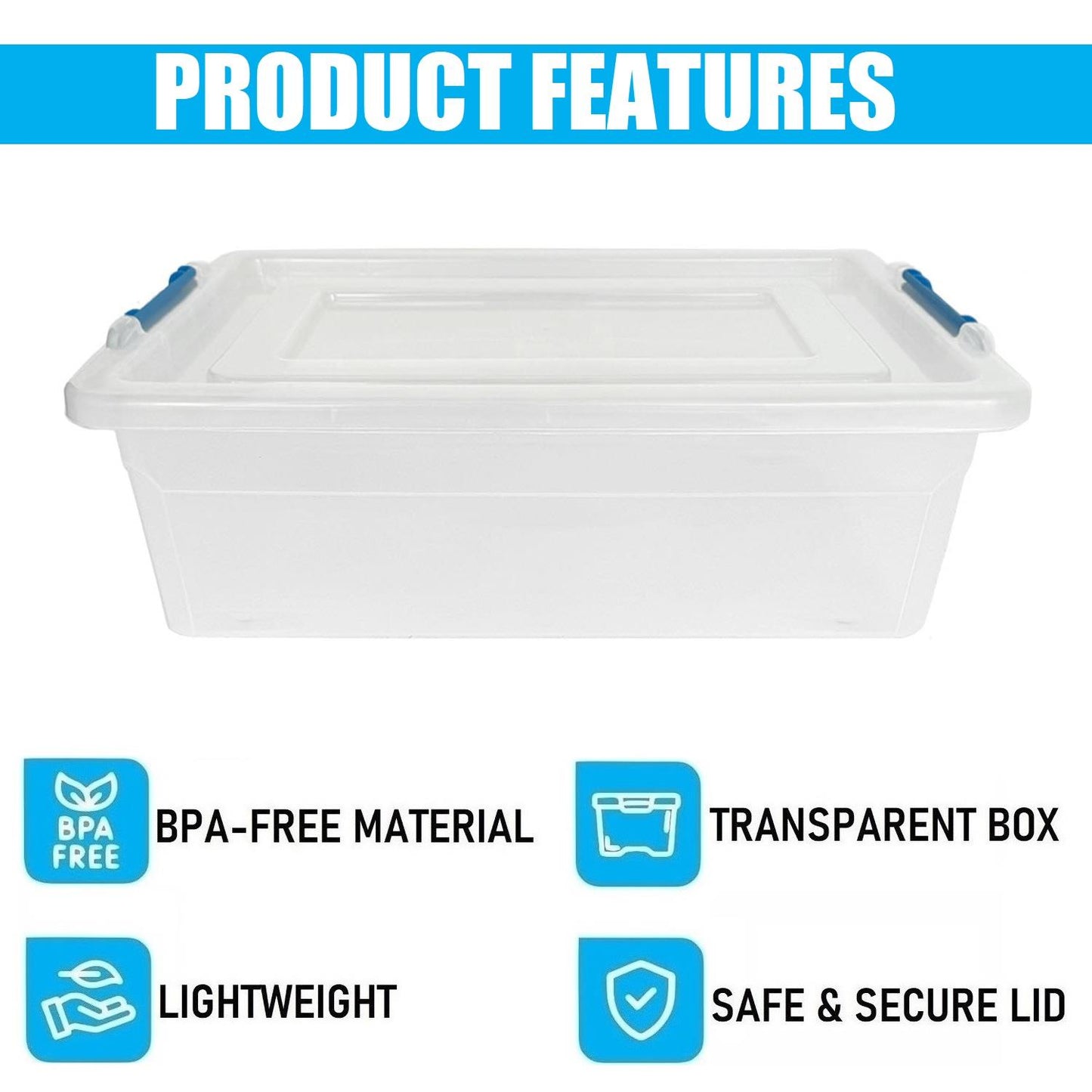 32L Under Bed Click N Store Box