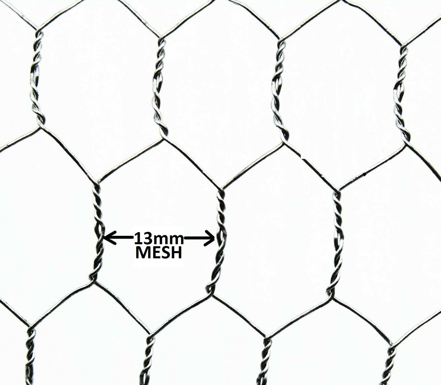 GALVANISED WIRE NETTING 5M X 0.9M X 13mm