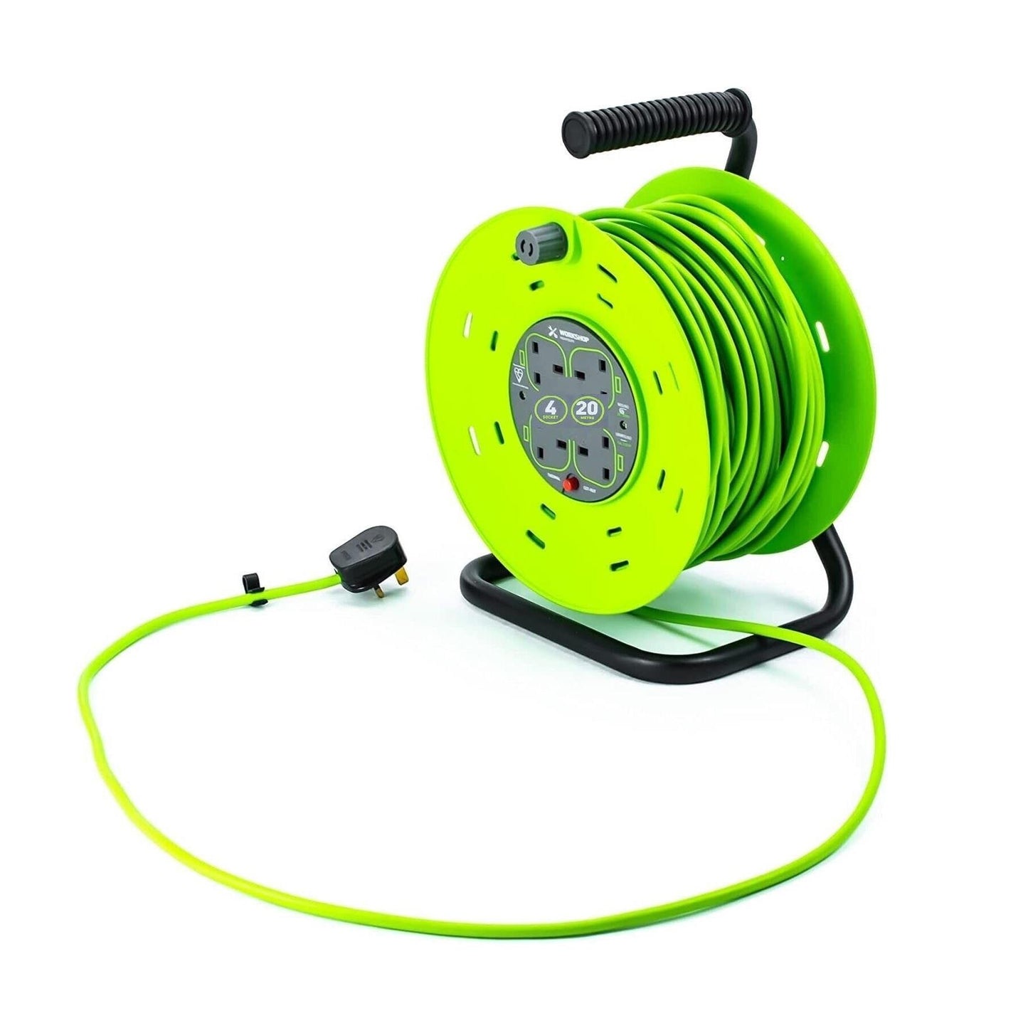 Status 4 Socket - 20 Meter Cable Reel