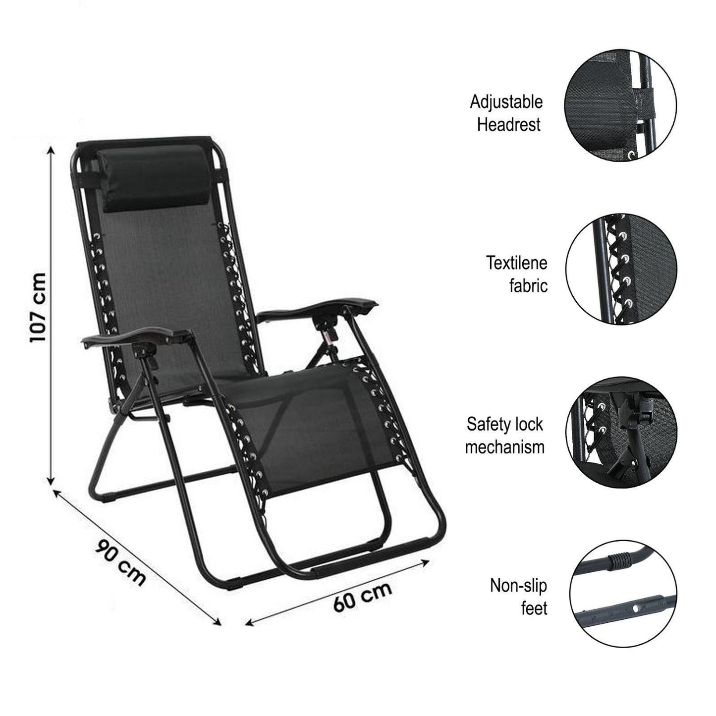 Playa Armchair In Black