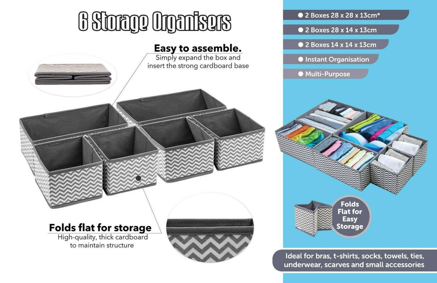 Storage Box 6pcs Set