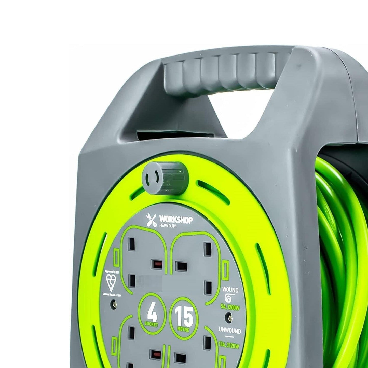 Status 4 Way 15m Handbag Cable Reel
