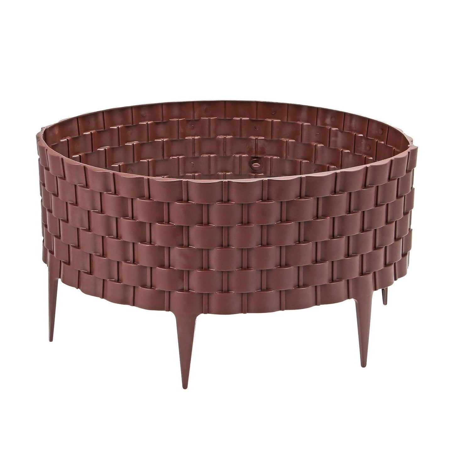 8Pk Garden Patch Border Set (Brown)