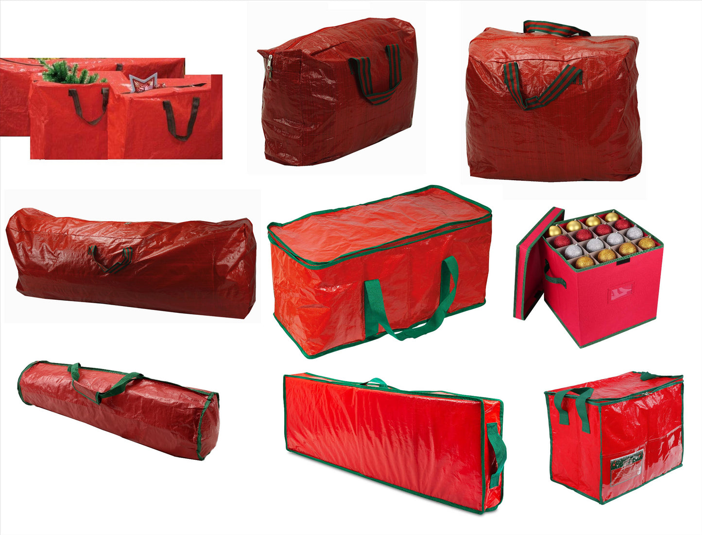 Red - Christmas Storage Bags/Boxes