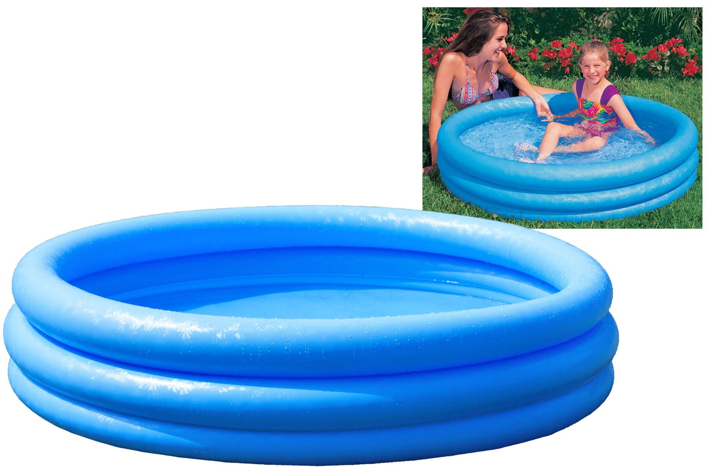3 Ring Crystal Blue Pool 45" x 10"