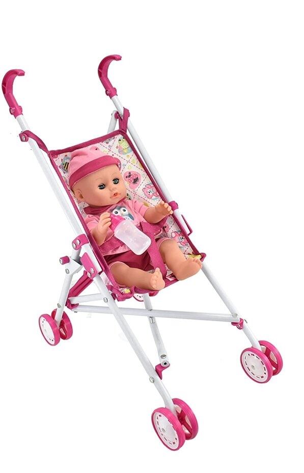 Baby Doll Stroller Playset