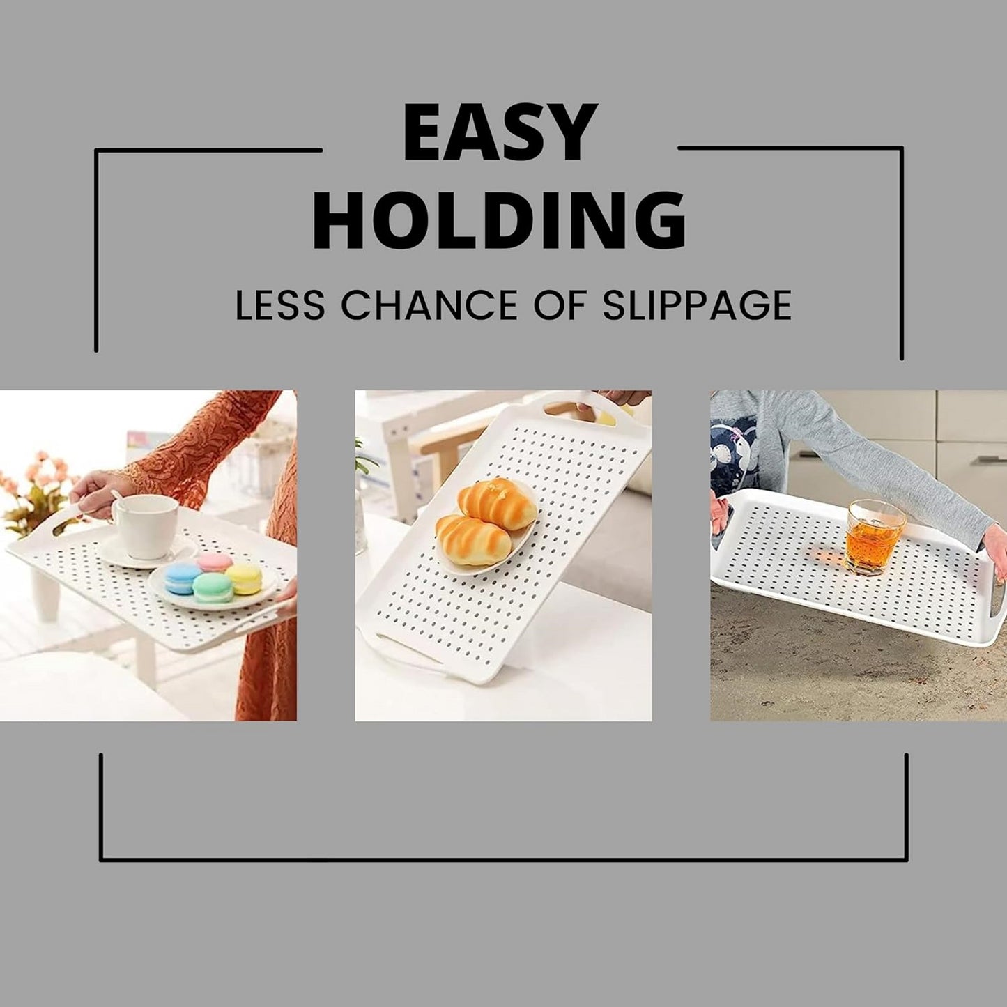 White Non Slip Tray