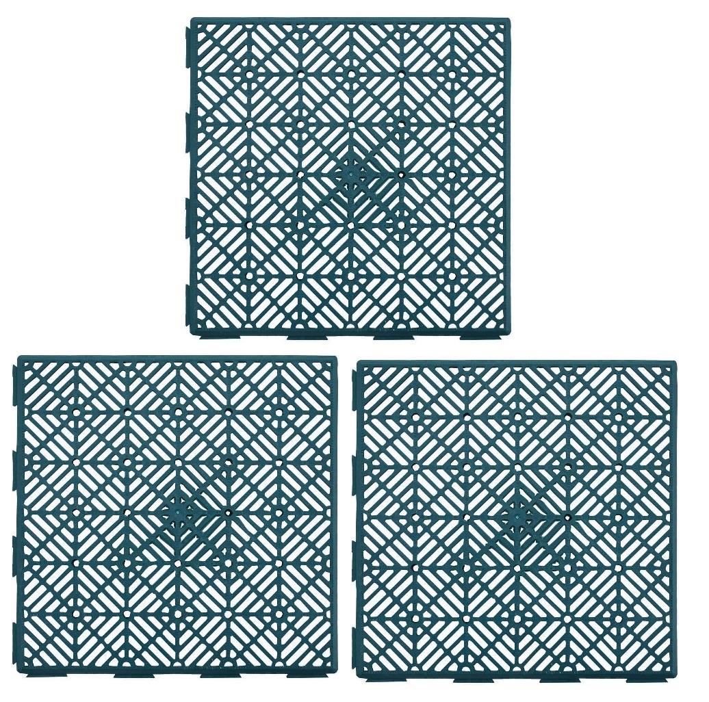 12Pk Garden Mesh Slabs (Green)