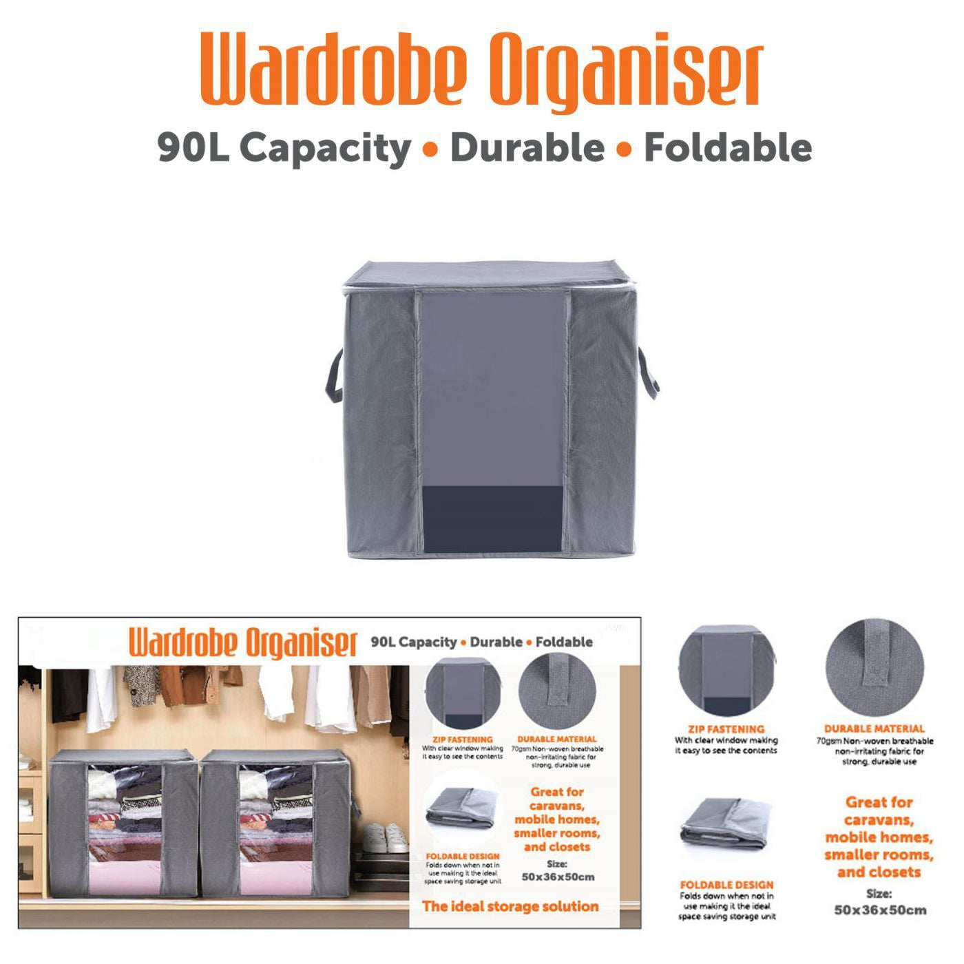 Wardrobe Organiser Bag Storage