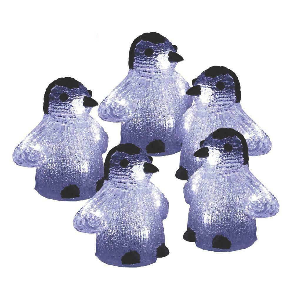 5pc LED Penguin String Lights