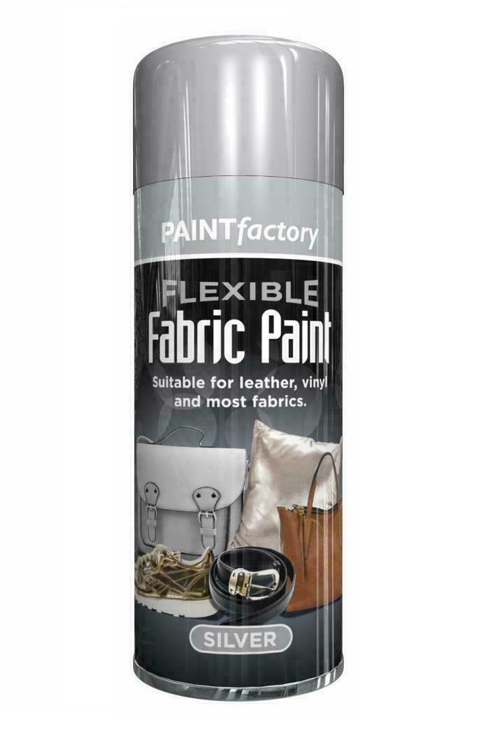 PF FLEXIBLE FABRIC PAINT SILVER 200ML