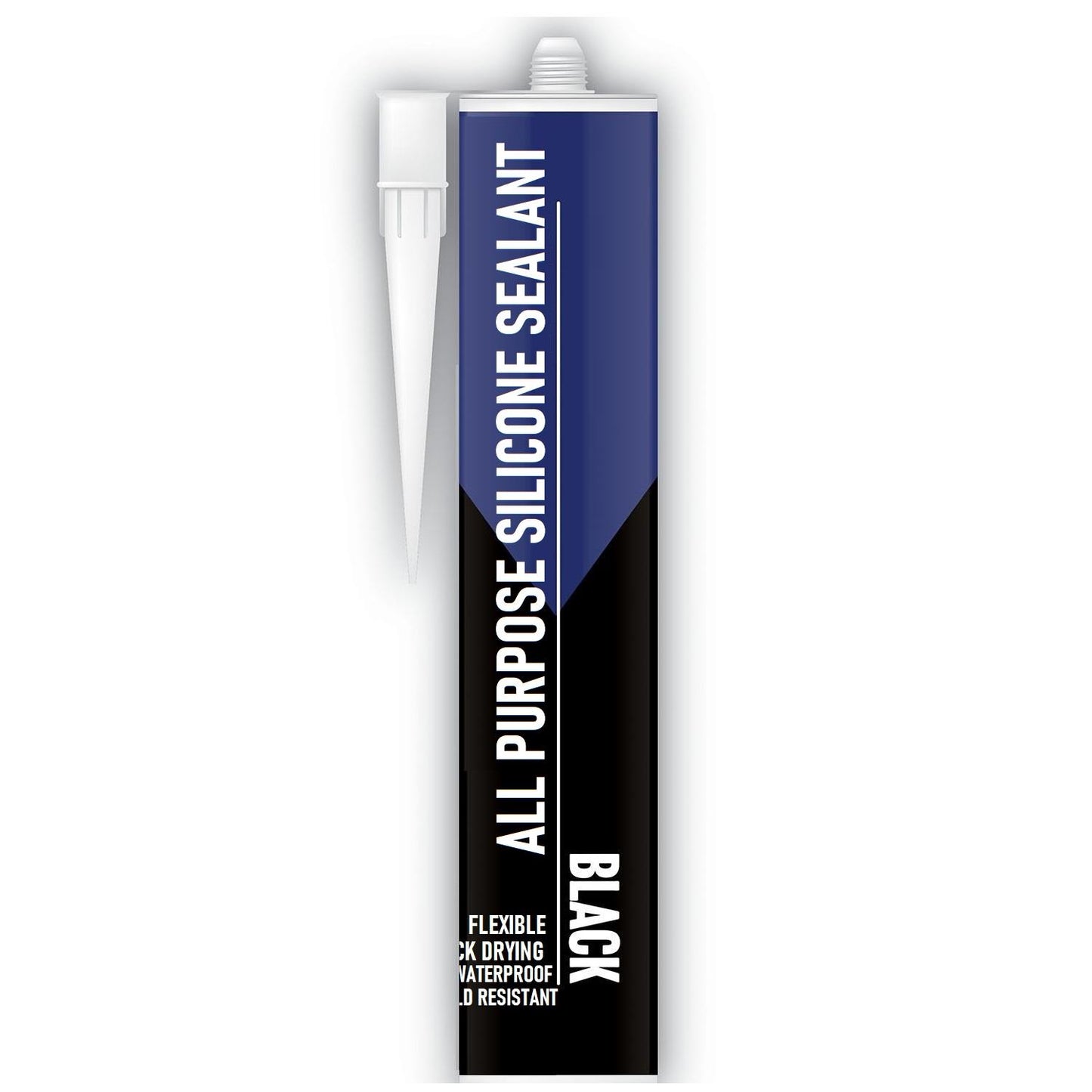 6 x All Purpose Black Silicone Sealant 260ML