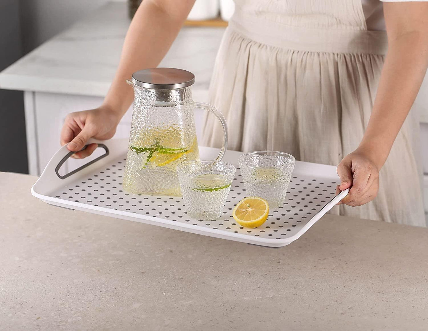 White Non Slip Tray