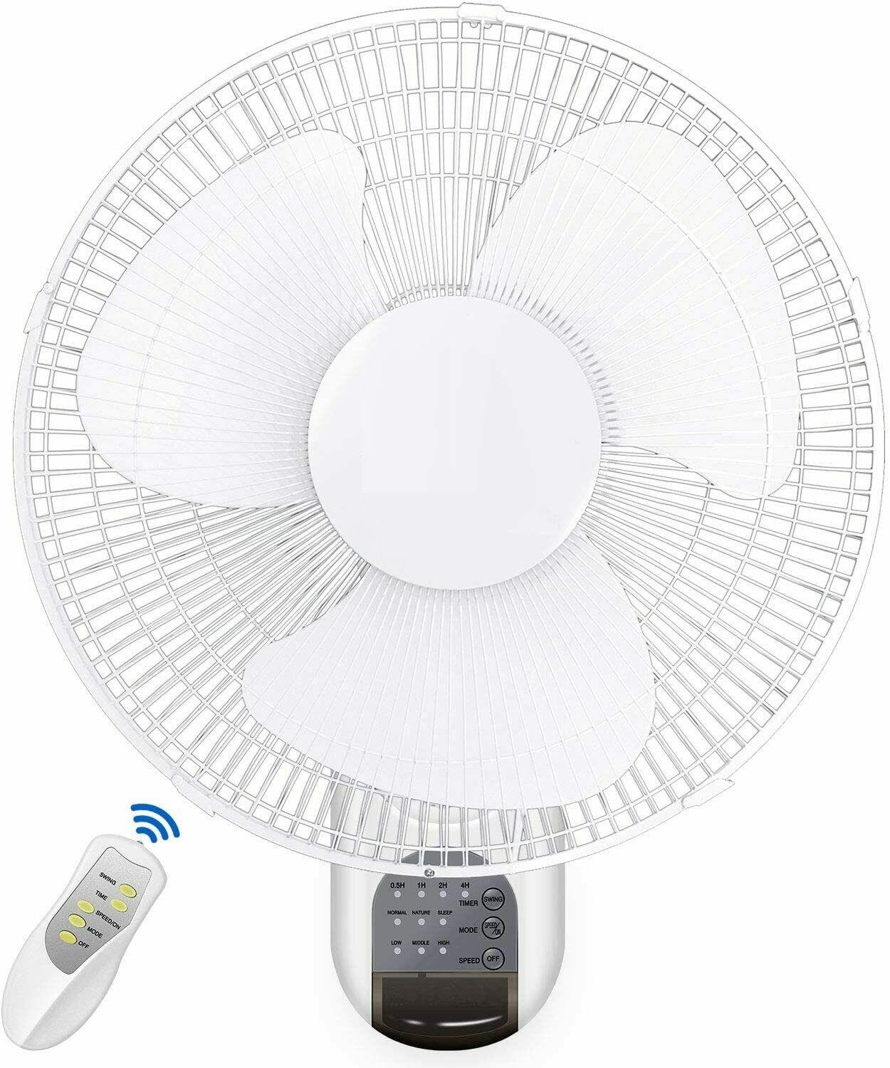 16" Wall Fan-White