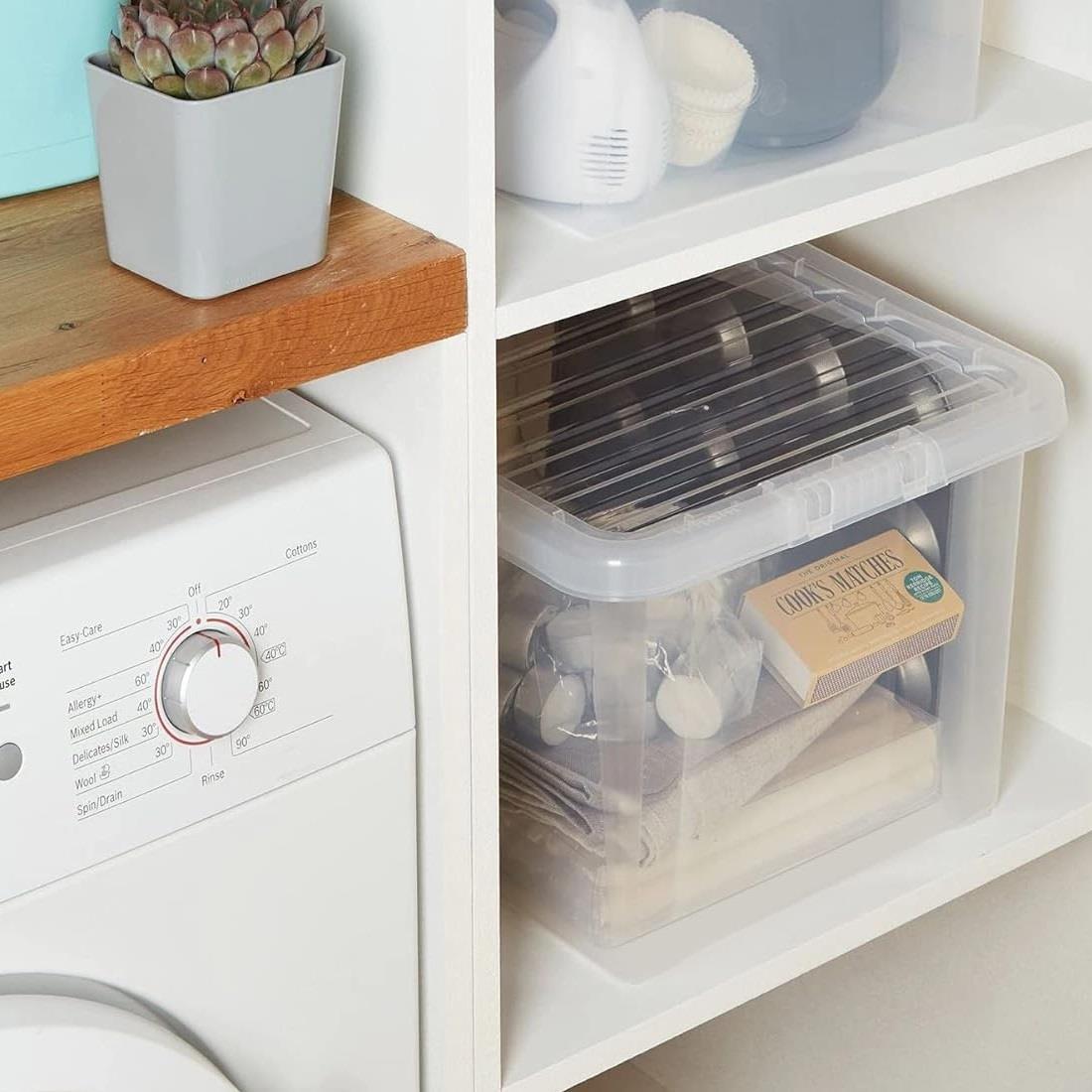 35L Storage Box & Clear Lid