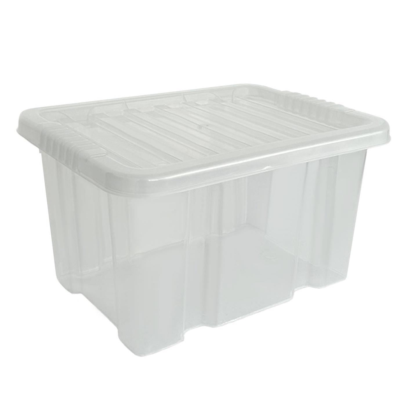 24L Storage Box & Clear Lid