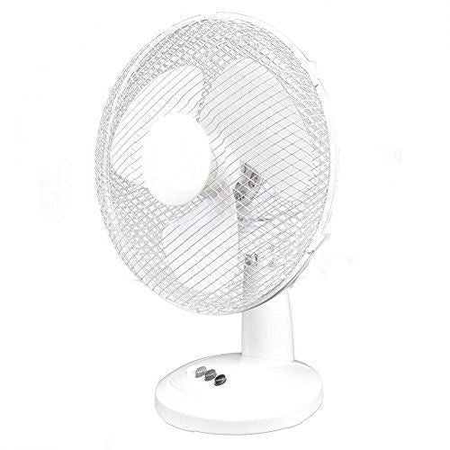 12" Inch Desk Top Fan White