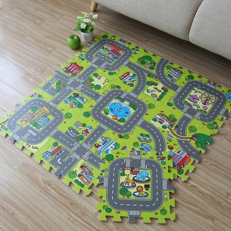 Pack Of 8 Kids Eva Play Mats 60x60cm