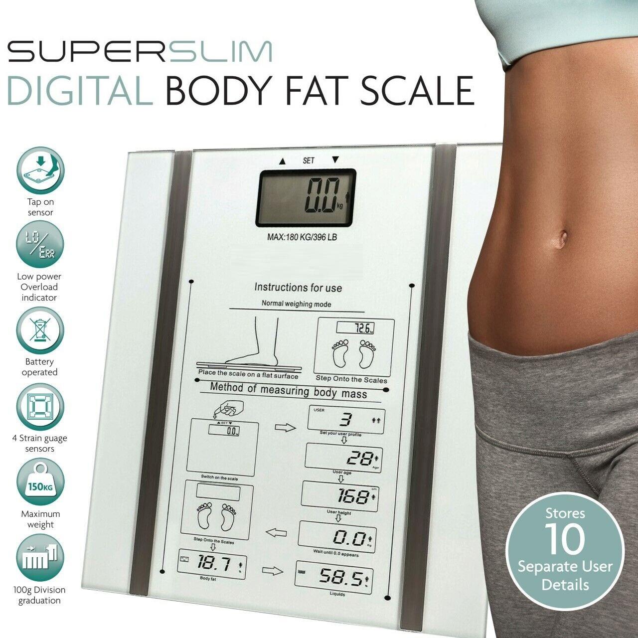 Body Fat Scale White
